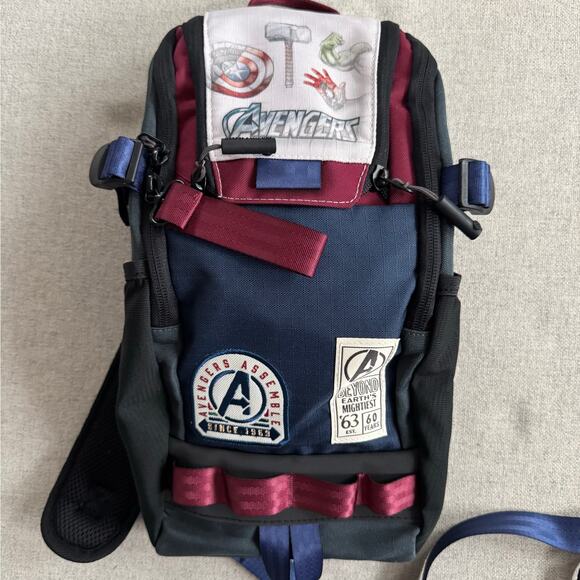 Disney Marvel Avengers 60th Anniversary Sling Bag Backpack - Picture 6 of 11